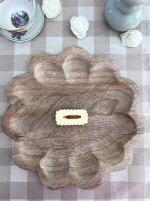 Barrette rectangle jaune pastel 1 Grande Mimosa