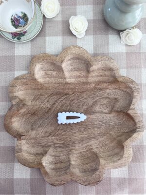 Barrette triangle bleu pastel 1 Petite Hortensia