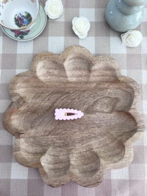 Barrette triangle rose pastel 1 Petite Pivoine