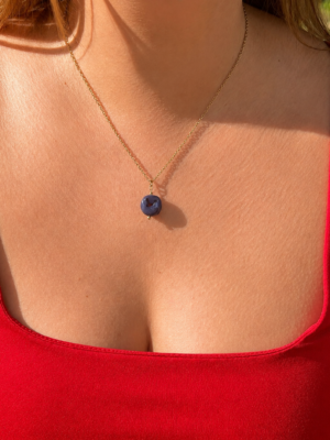 collier simple doré myrtille 1 Collier Nina